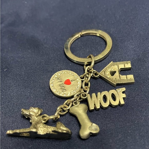 I love my dog silver keychain - Picture 4 of 6